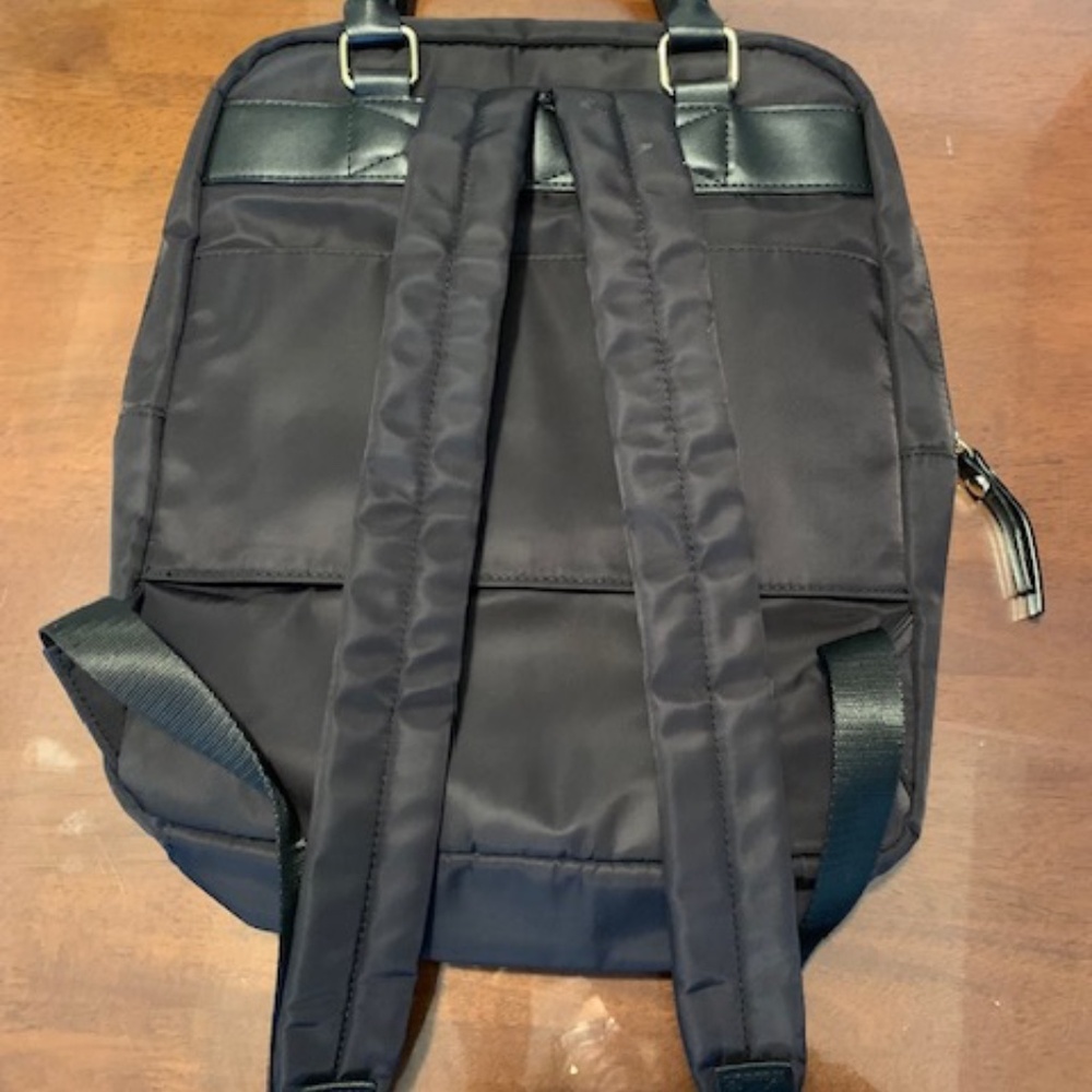 Allancia Toni Black Nylon Backpack EUC - Picture 2 of 5